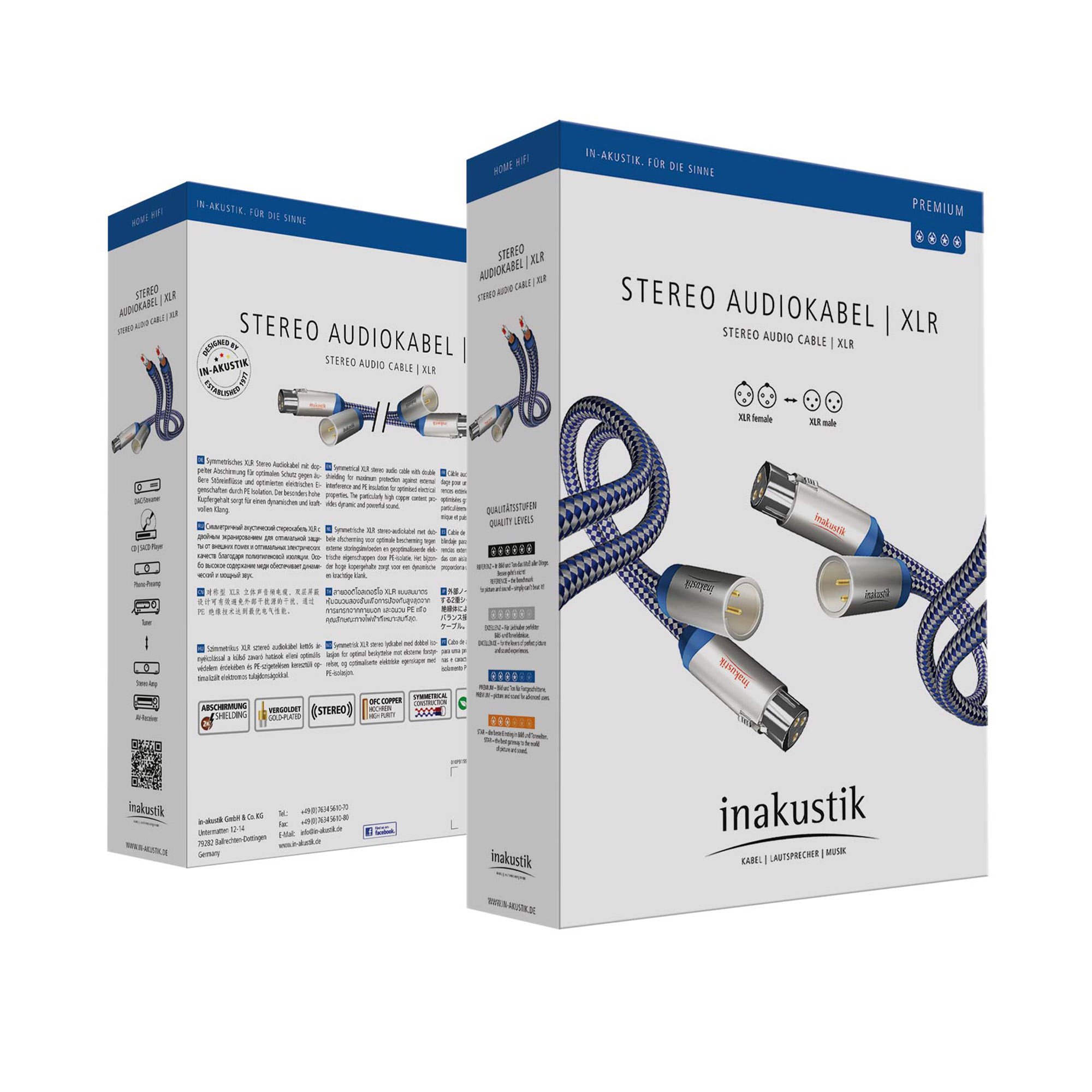 in-akustik - Premium Audio Cable XLR (1.5m)