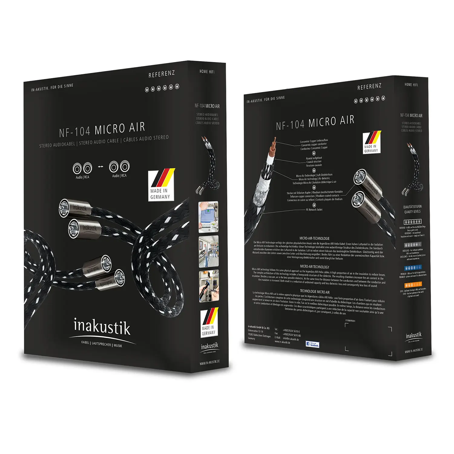 in-akustik - Reference NF-104 RCA Micro AIR (1.0m)