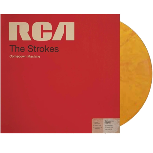 Strokes - Comedown Machine (Yellow & Red Marbled)