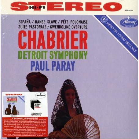 Detroit Symphony Orchestra & Paul Paray - Music Of Chabrier