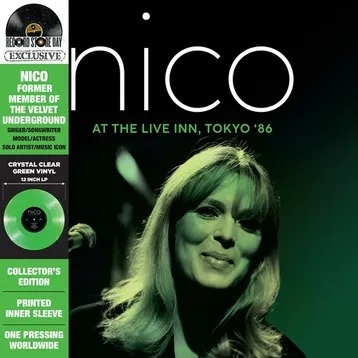 Nico - At The Live Inn, Tokyo '86 (Deluxe/Crystal Clear Green Vinyl) (RSD 2024)