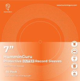 HumminGuru 7" Protective Record Outer Sleeves (50 Pack)