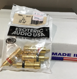 Esoteric RCA plugs (set of 4)