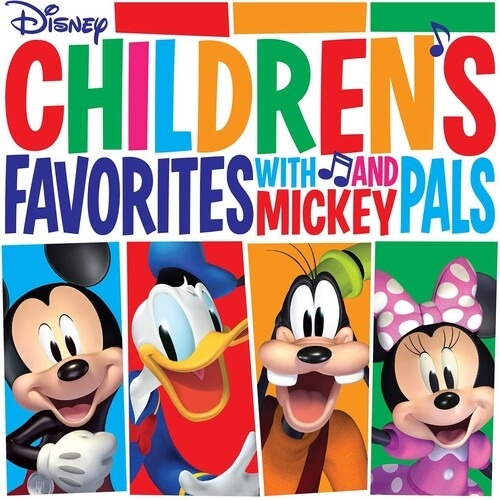 Various Artists - Children's Favorites With Mickey & Pals (Red Vinyl) (RSD 2025)