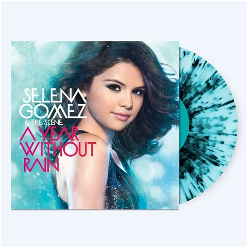 Selena Gomez & The Scene - Year Without Rain (Transparent Ice Blue/Black Splatter Vinyl)