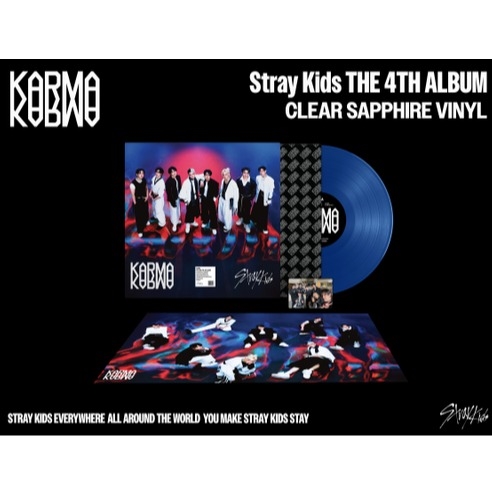 Stray Kids - Karma (Clear Sapphire Vinyl)