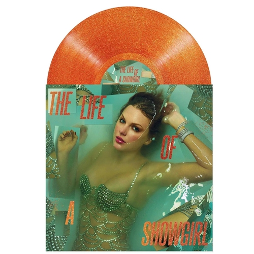 Taylor Swift - Life Of A Showgirl (Sweat & Vanilla Perfume Portofino Orange Glitter Vinyl)