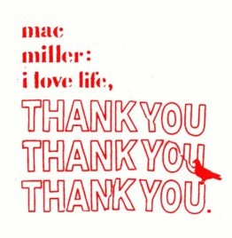 Mac Miller - I Love Life, Thank You (Clear Vinyl)