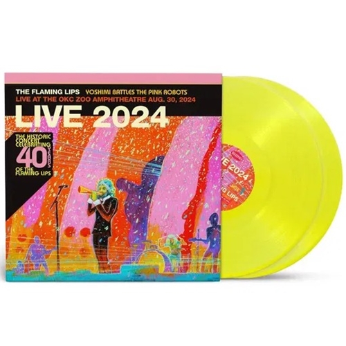 Flaming Lips - Yoshimi Battles Pink Robots Live Zoo Amp. Oklahoma City 8/30/24 (2LP/Highlighter Yell