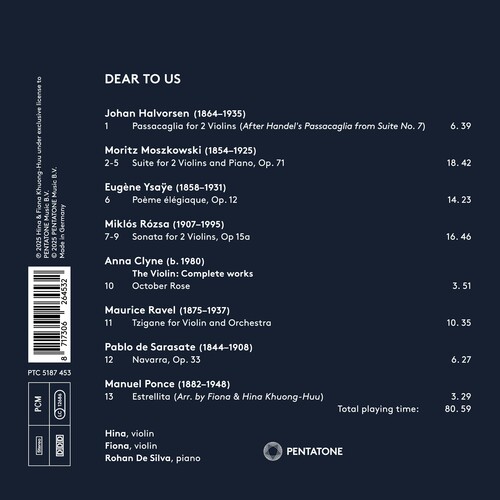 Hina & Fiona -Dear to Us (CD)