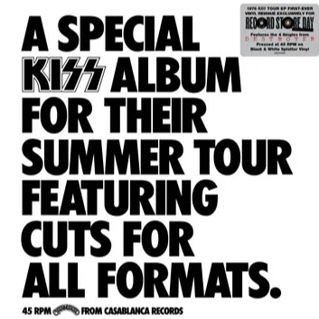 Kiss - Special Kiss Tour Ep (Black/White Splatter Vinyl/45 Rpm) (RSD 2026)